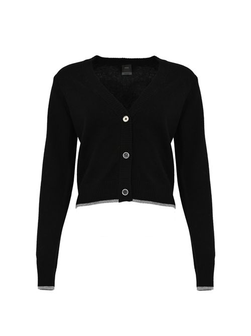 Cardigan Stromboli in misto lana e cashmere Nero PINKO | 105447 A2Q9Z99